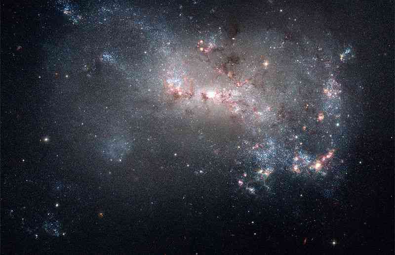 <p>Galaxies that are oddly shaped, often composed of young stars and high amounts of gas and dust. </p>