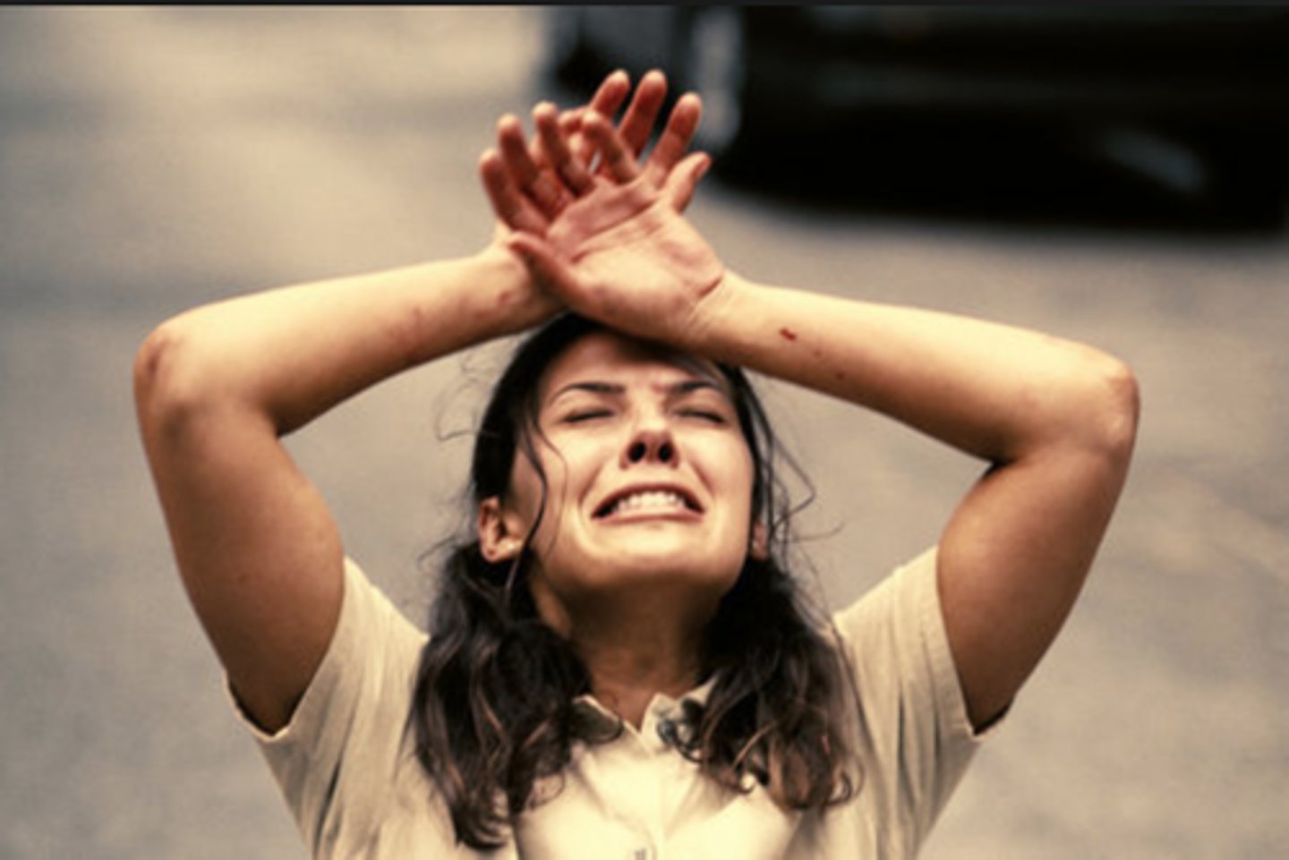 <p>1. very shocked and upset</p><p>Eg: The experience left her feeling absolutely shattered.</p><p>2. very tired</p><p>SYNONYM exhausted</p><p>Eg: They all looked shattered by the end of the game.</p>