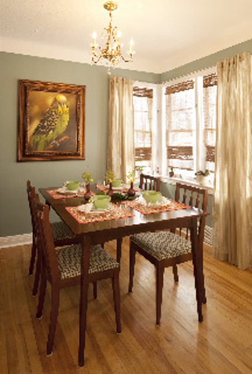 <p>the dining room</p>