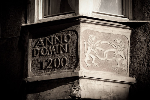 Means "anno domini" which translates to "Year of our Lord" in the Latin language.