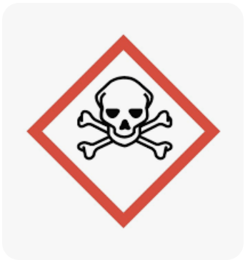 <p><span>A chemical symbol indicating a substance that can cause severe immediate health effects via a single exposure (e.g., poisoning)</span></p>