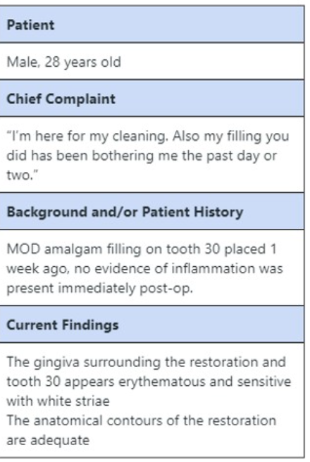 <p>What is the most appropriate next step?</p>