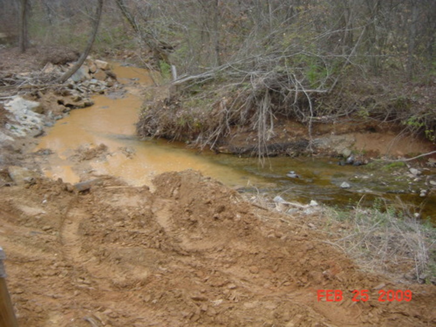<p>Soil carried into waterways, can reduce sunlight and hurt aquatic life</p>