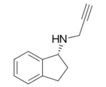 <p><span>Irreversible, MAO-B selective</span></p><ul><li><p><span>Reduces dosage needs of L-DOPA </span></p></li><li><p><span> N-dealkylated by CYPs</span></p></li></ul><p></p>