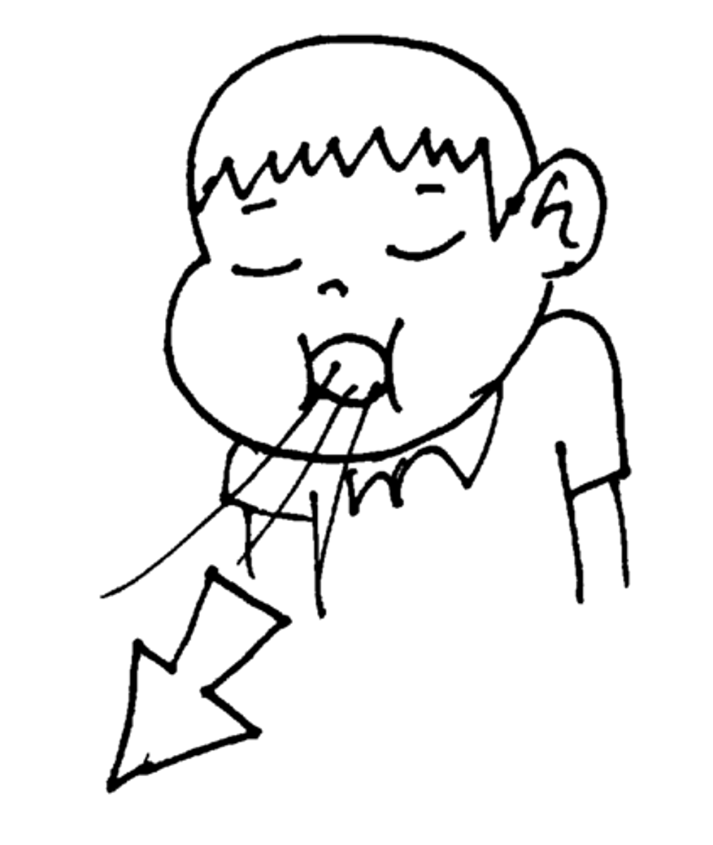<p>-ribs and diaphragm relax</p><p>-ribs move downward</p><p>-diaphragm moves up</p><p>-chest and lung size decrease</p>