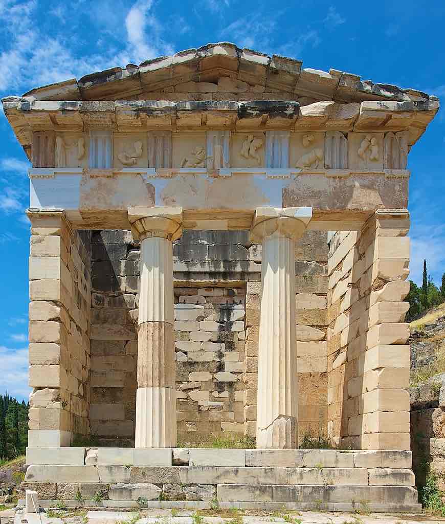 <p>Athenian treasury</p>