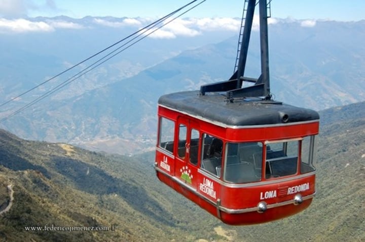 <p>medio de transporte aéreo por cable</p>