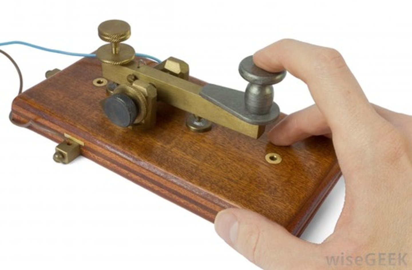 <p>A communication technology that emerged in the 1840s utilizing wires strung from utility poles which transmitted electrical currents to send a coded message using Morse Code</p>