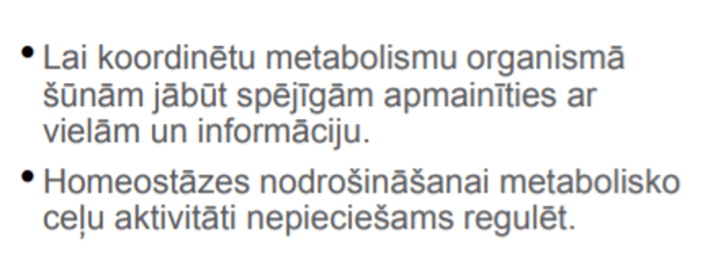 <p>- aktīvi tikai noteikti ceļi, jo šūnas ir specializētas</p>