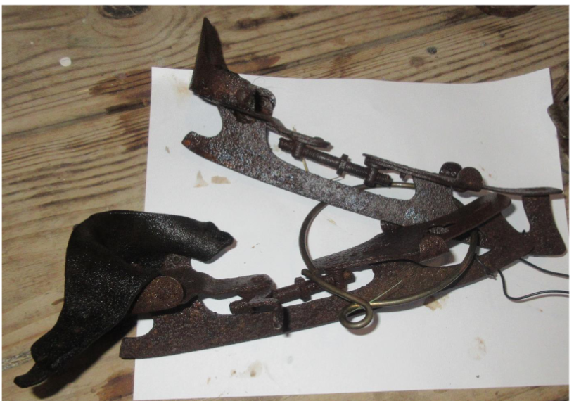 <p>Ice skates first developed in Scandinavia with bones, then wood, then iron in the 18th century</p><p>Mass production of skates popularized the activity in the US in the 19th century</p>