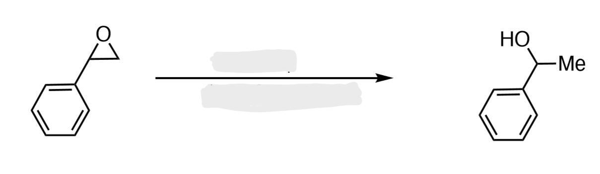 <p><strong>Epoxide to Alcohol</strong></p>
