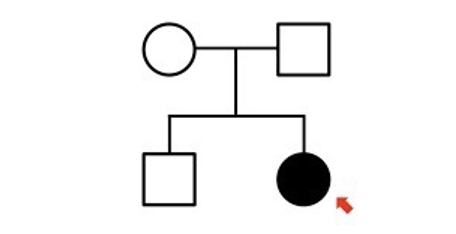 <p>-cannot be dominant as two unaffected parents cannot have an affected child</p><p>-parents must be heterozygous</p>