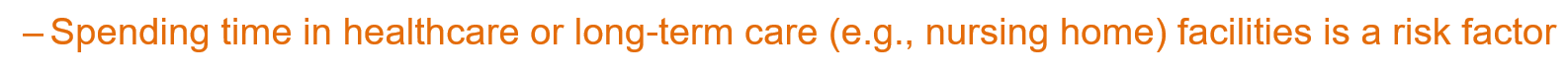 <p>C. Long-term hospitalization with catheterization<br></p><p>Patients in <strong>long-term care</strong> settings, especially with <strong>invasive devices</strong> (e.g., catheters), are at higher risk for <strong>fungal infections</strong> due to <strong>compromised barriers</strong> and <strong>opportunistic pathogens</strong>.</p>