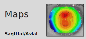 <ul><li><p>Measures the curvature at a point on cornea in axial direction relative to the centre </p></li><li><p>Make the assumption that the centre of the radius of curvature is always on the central axis </p></li><li><p>Gives a global view of corneal curvature </p></li><li><p>Usually used in conjunction with an absolute scale</p></li></ul><p></p>