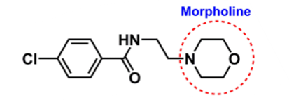 <ul><li><p>nonhydralazine benzamide derivative</p></li><li><p>pharmacophore: morpholine&nbsp;</p><ul><li><p>increases oral bioavailability due to enhancing PK properties&nbsp;</p></li></ul></li><li><p><strong>selective reversible </strong>inhibitor of MAO-A</p><ul><li><p>time-dependent complex with MAO-A&nbsp;</p></li></ul></li></ul><p></p>