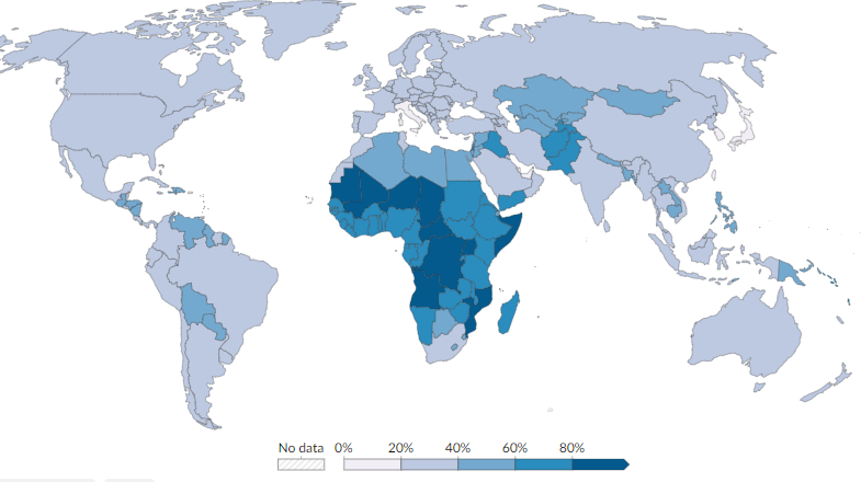<p>Youth dependency ratio measures the number of young dependents (aged 0-14) for every 100 people in the working-age population (aged 15-64)</p><p><strong>Economic Impact</strong> - working-age population must support a large number of children, which can strain resources and limit investment in economic development. Funds are often diverted to social services like education and healthcare for the young</p><p><strong>Social and Political Impacts</strong> - high youth dependency ratio can create pressure on governments to provide more schools, teachers, and healthcare services</p>
