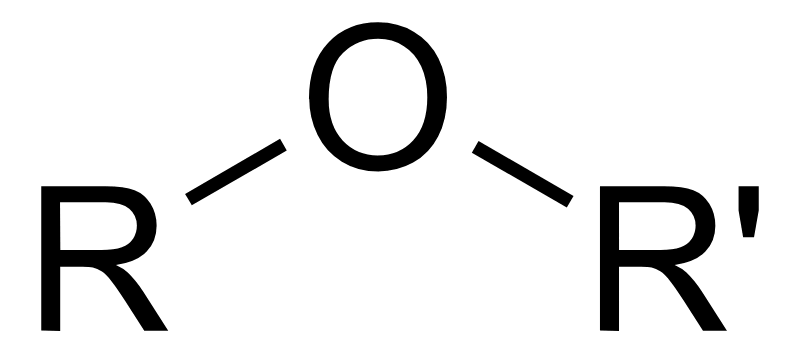 <p><span>single O is bonded to two separate C </span></p>