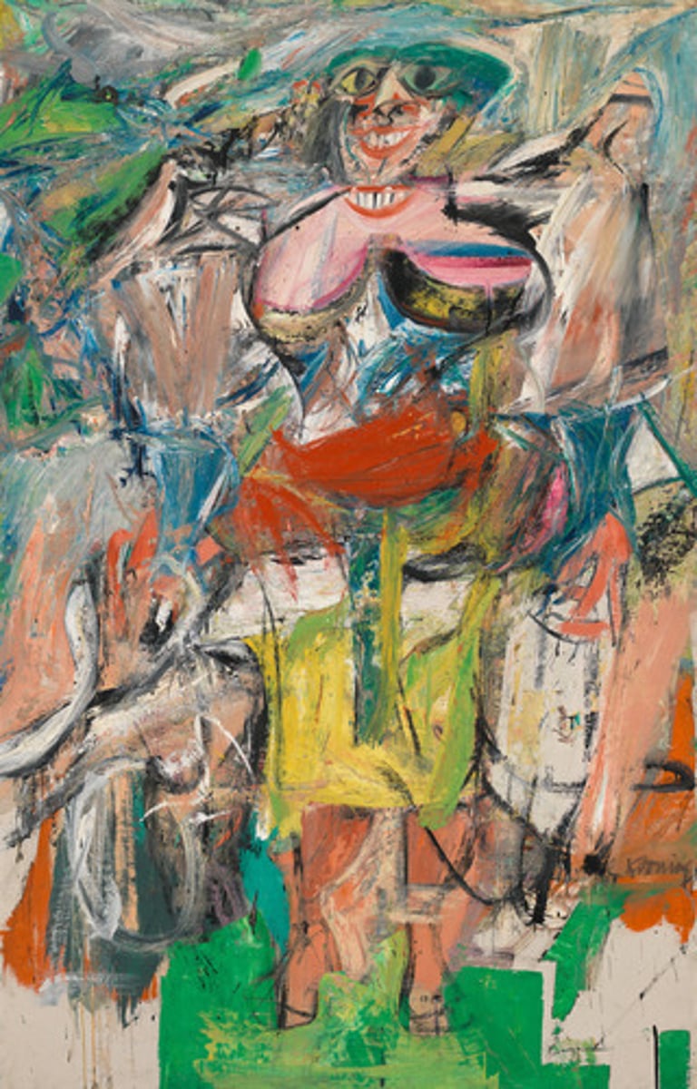 <p>Abstract Expressionism, de Kooning, American, 1953</p>