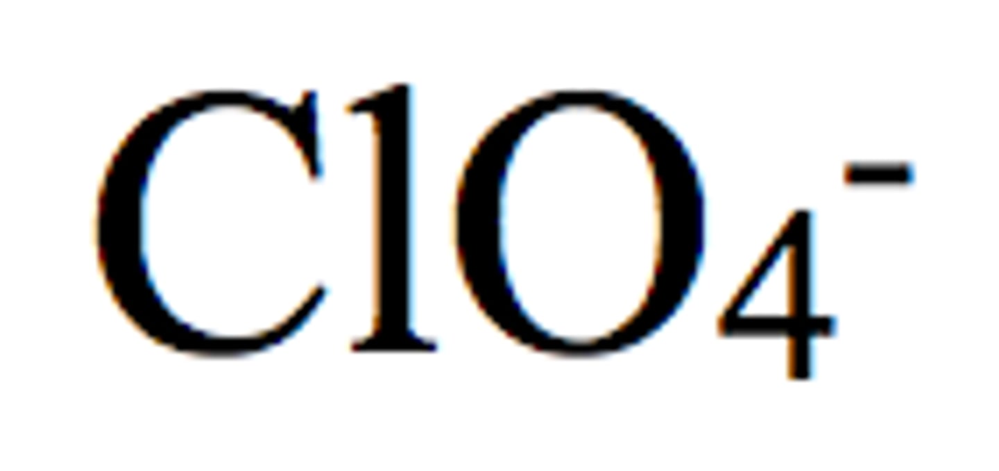 <p>ClO4 -1</p>