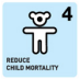 <p>MILLENNIUM DEVELOPMENT GOALS goal 4</p>