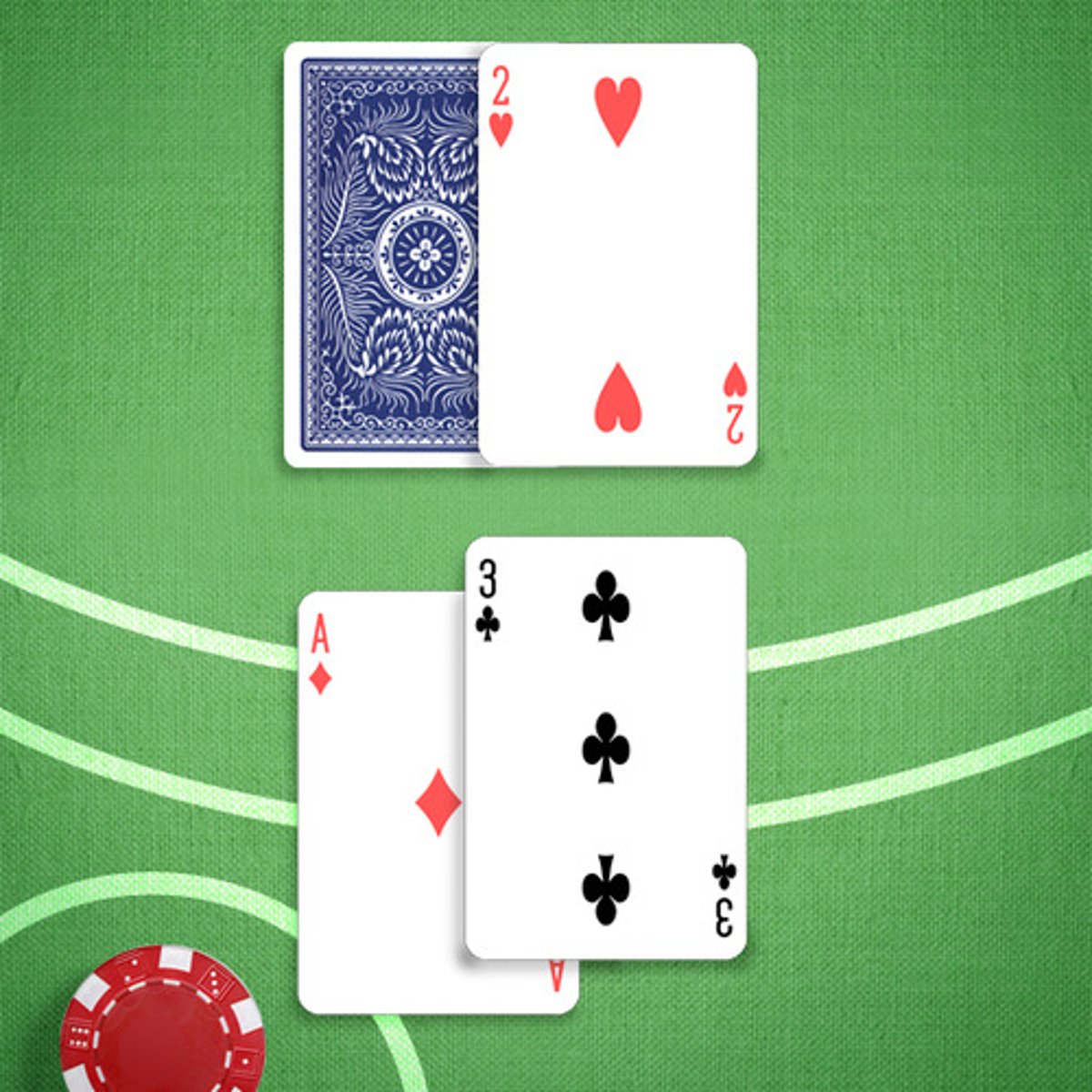 <p>You: 14</p><p>Dealer's Upcard: 2</p>