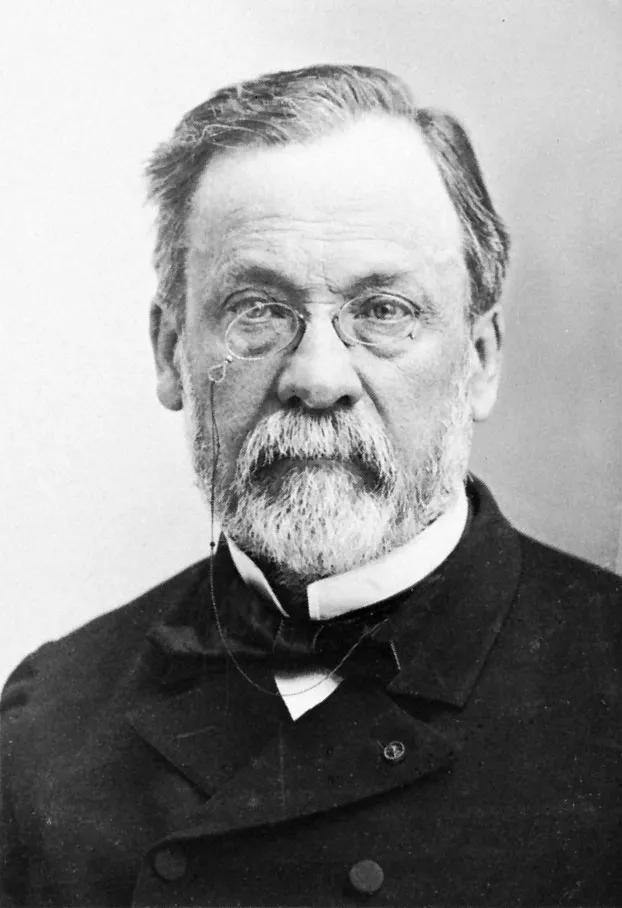 <p>Pasteur’s experiment debunking spontaneous generation Swa-neck flask</p>