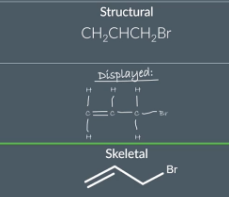 <p>To draw a skeletcal formula from a strucutrual formula first we have to draw the displayed formula.</p><p></p>