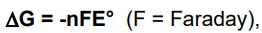 <p>if E is negative the the Gibbs energy will be positive so its not spontaneous </p>