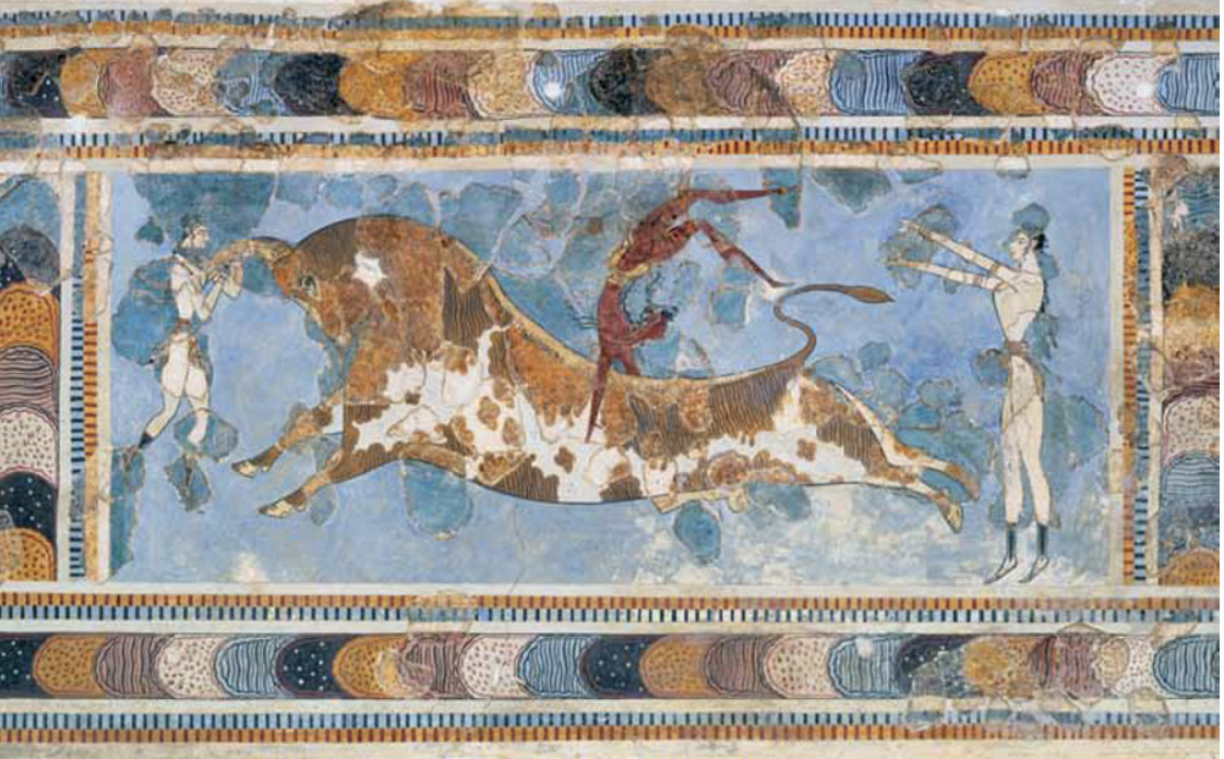 <p><span>Which of the following is </span><strong>not a characteristic</strong><span> of Minoan wall painting such as the Bull Leaping fresco?</span></p><ul><li><p><span>a preference for a lot of implied movement</span></p></li><li><p><span>a preference for organic shapes</span></p></li><li><p><span>a preference for depicting social hierarchies in art</span></p></li><li><p><span>a preference for depicting rituals</span></p></li></ul><p></p>
