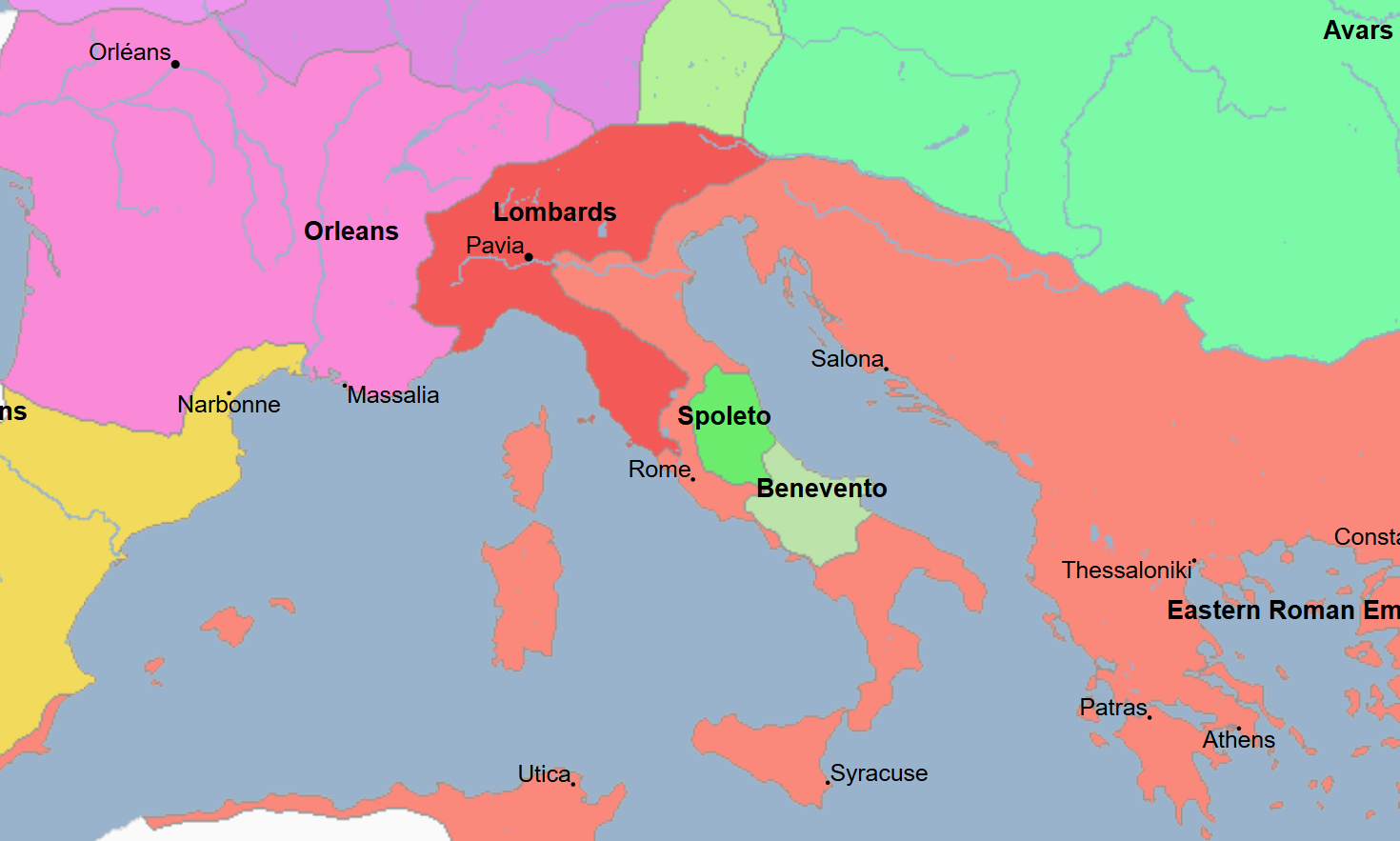 <ul><li><p>2nd King of the Lombards </p></li><li><p>Under his reign, the Lombards survive a combined attack by the Franks and the Byzantines by retreating behind their city walls and paying (bribing) the Franks a tribute to withdraw </p></li><li><p>He eventually died from the Frankish Invasion of the Kingdom of Lombard </p></li></ul><p></p>
