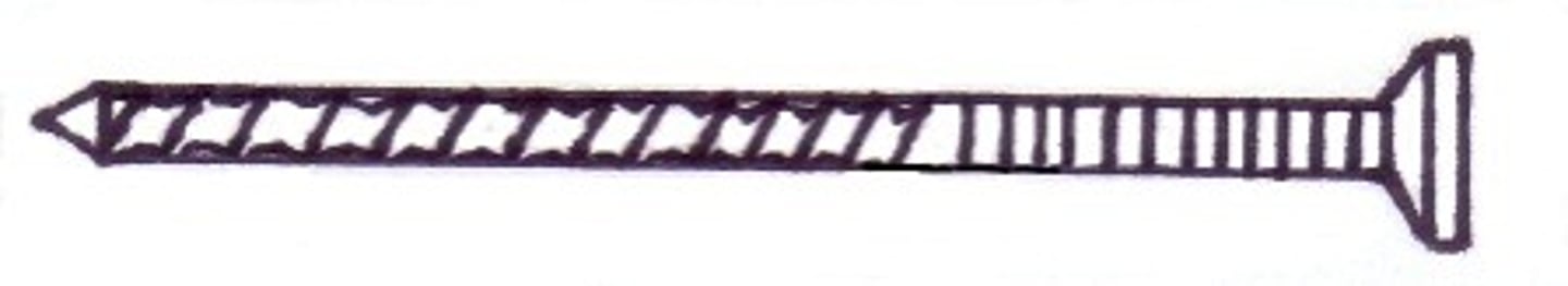 <p>specially designed head allows for the head to be driven below timber surface. Screw thread adds extra holding power in soft timber. Used in decking and pergolas</p>