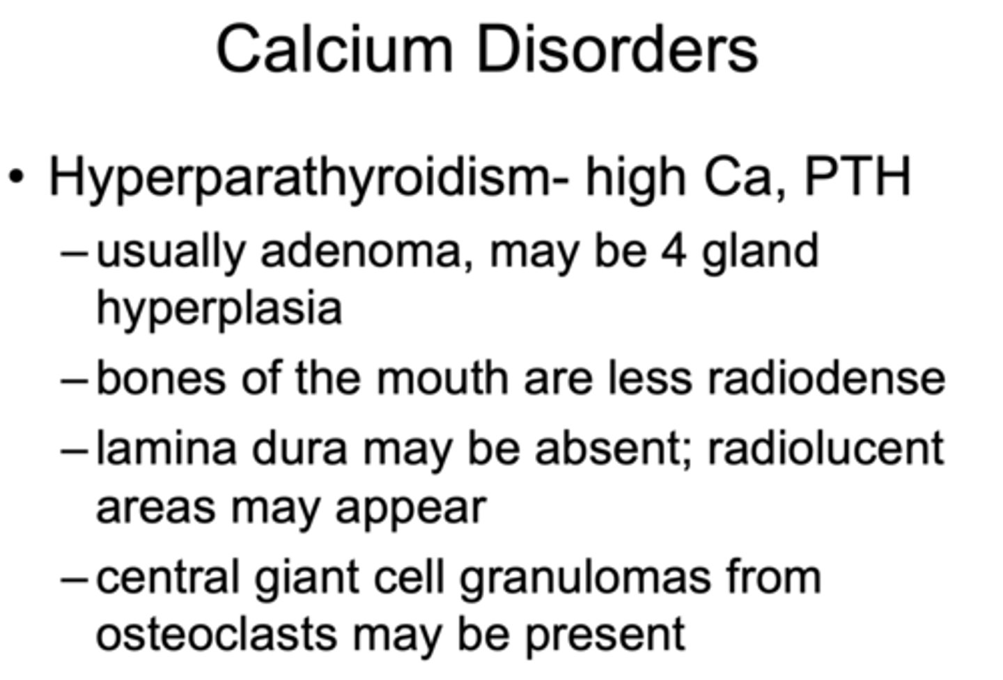 <p>Hyperparathyroidism</p>