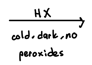 <p>8.5. - Markovnikov Addition of H &amp; X</p>