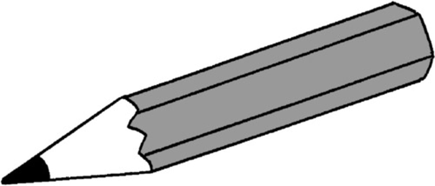 <p>pencil</p>