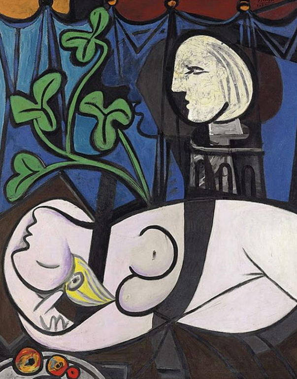 <p>Nude, Green Leaves and Bust</p>