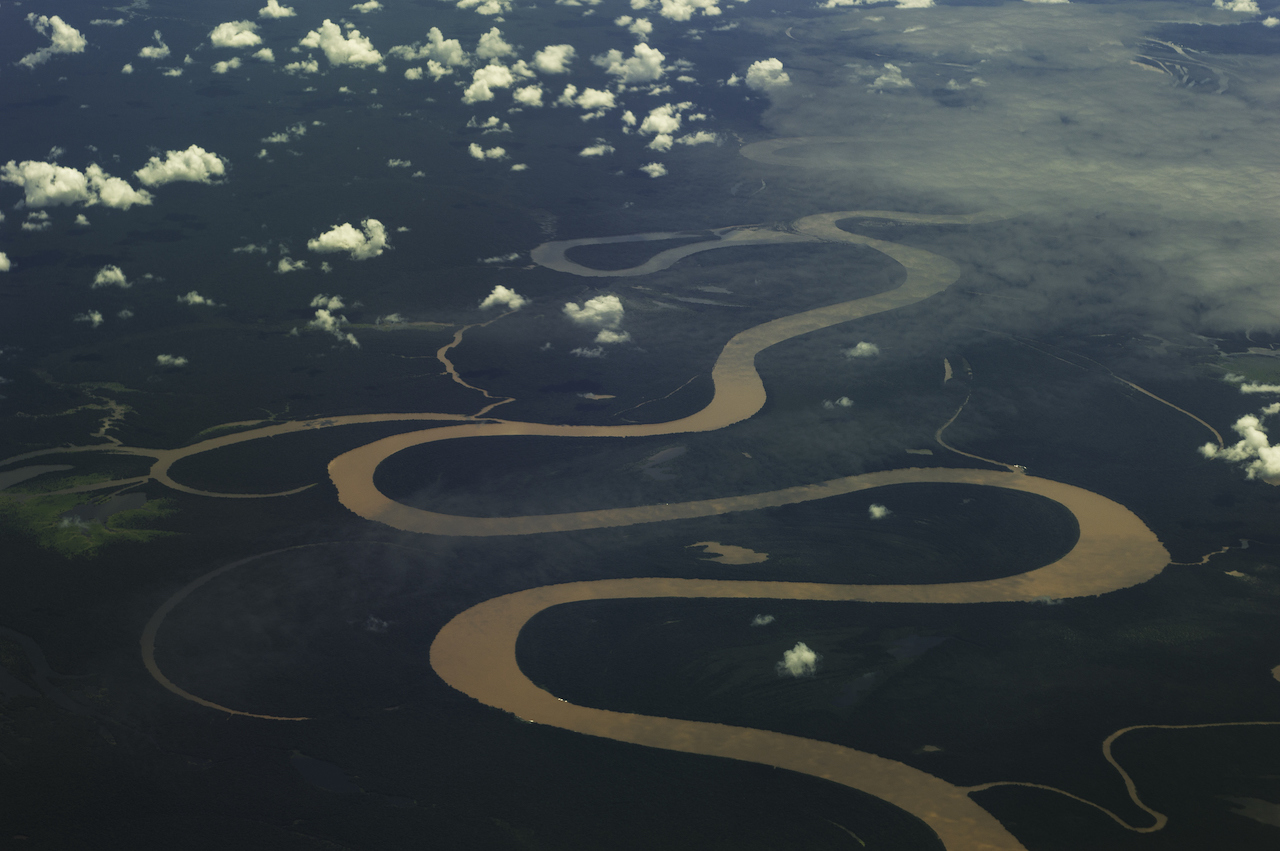 <p>A long river in northern South America.</p>