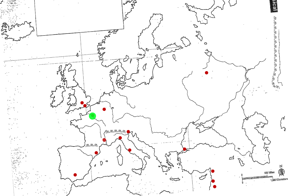 <p>on the seiner, closest to english channel</p>