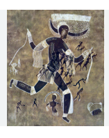 <p>Running Horned woman </p>