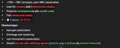 <p><strong>Alcohol Fixatives</strong></p>