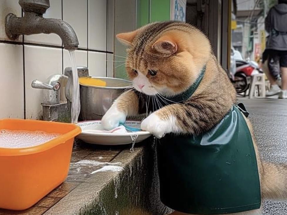 <p>wash the dishes </p>