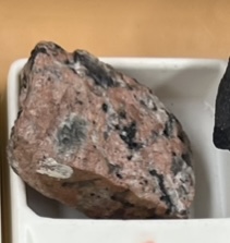 <p>Origin: intrusive</p><p>Texture: porphyritic-Phaneritic&nbsp;</p><p>Color: Felsic</p><p>Cooling rate:&nbsp;2 rates</p><p>Special: heavy&nbsp;</p>