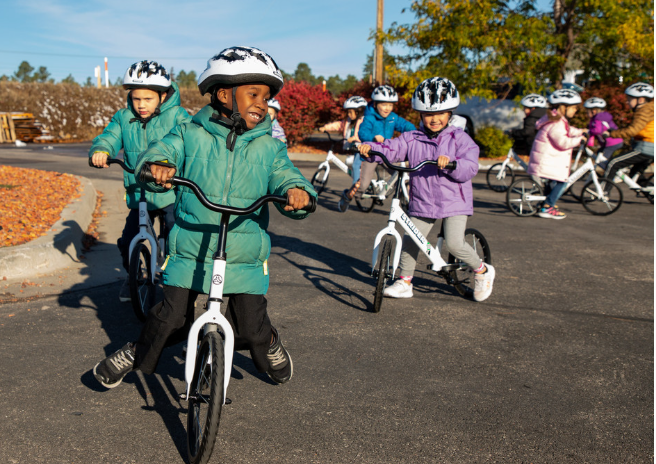 <p>to ride a bicycle</p>