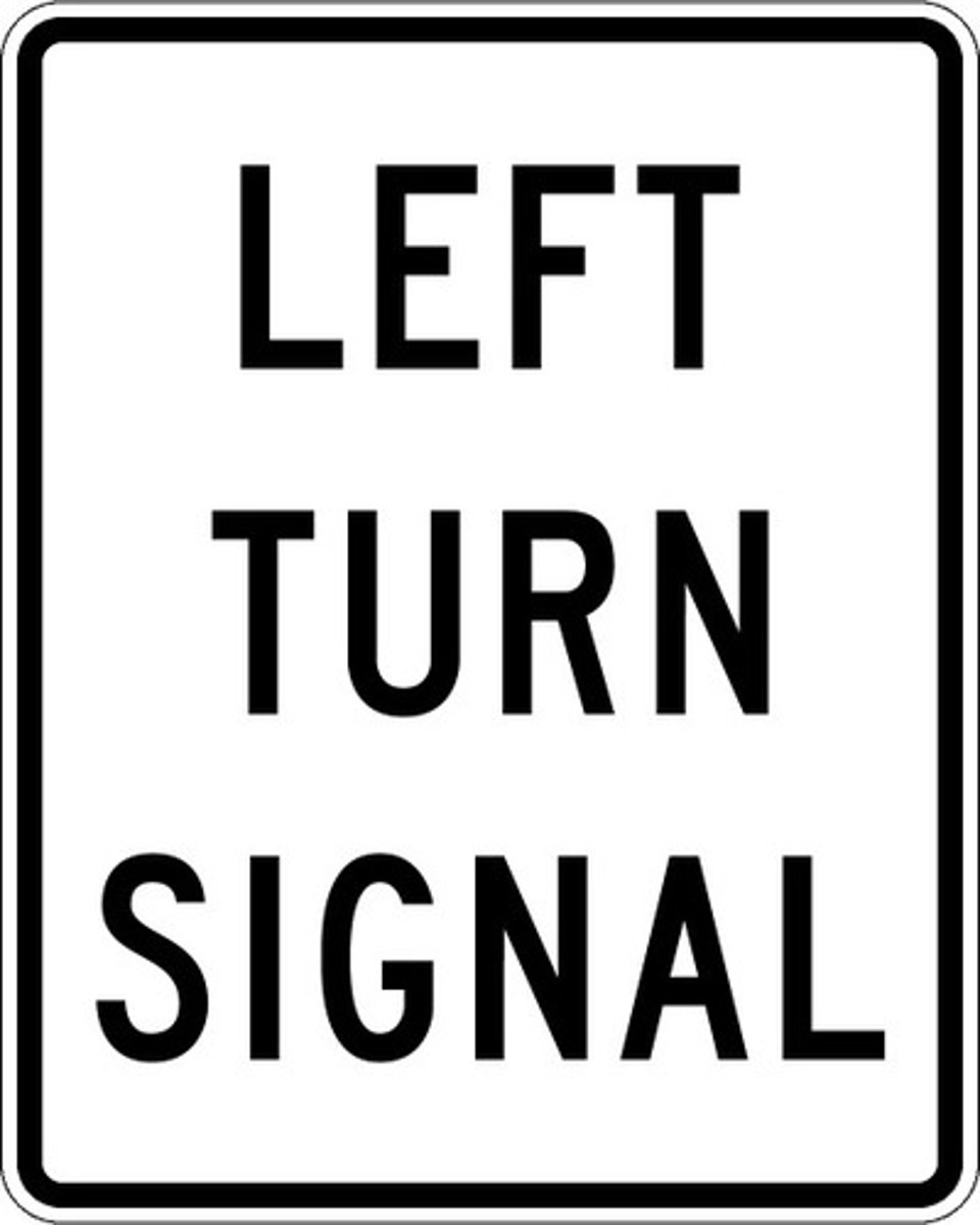 <p>you may turn left when the light turns green</p>