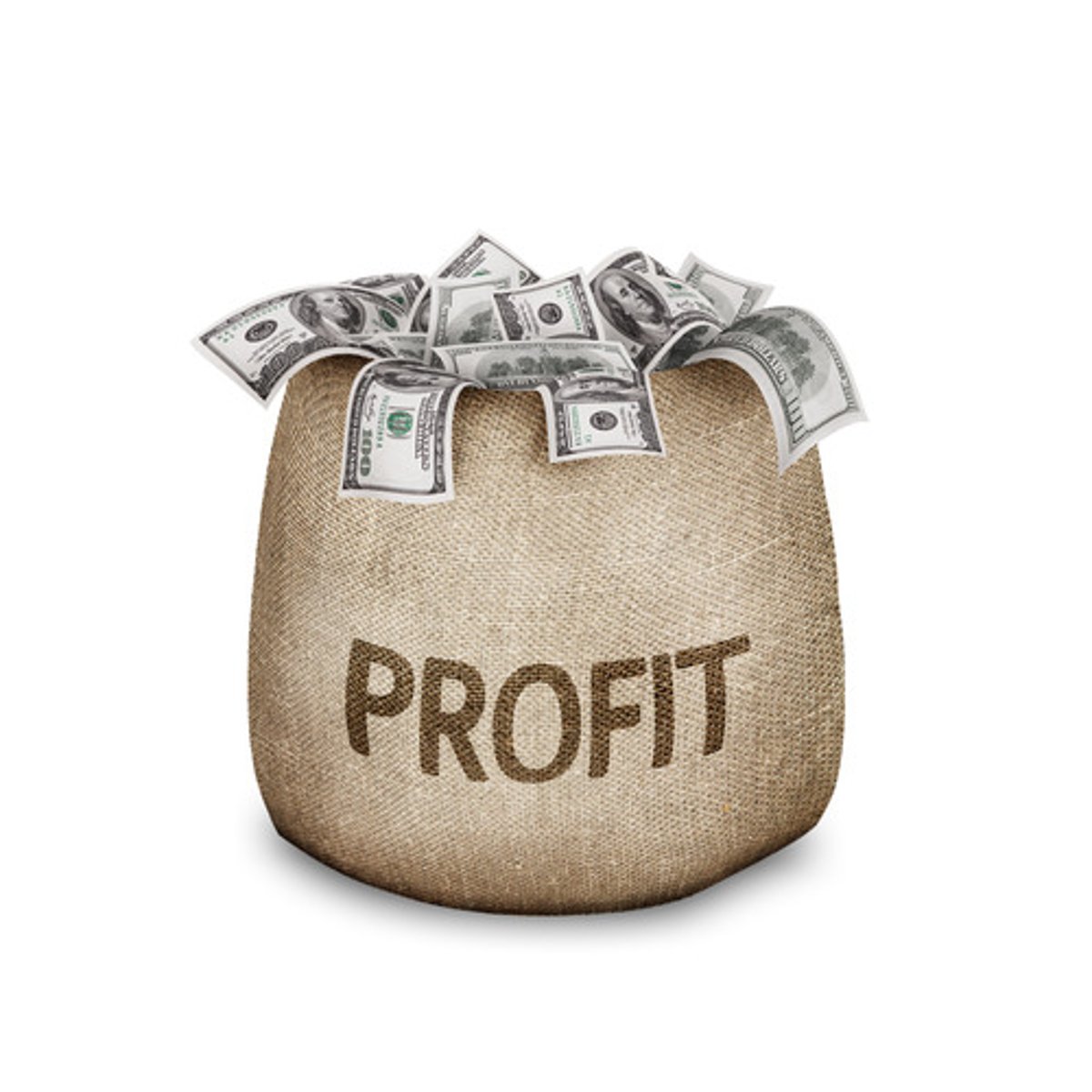 <p>making money</p>