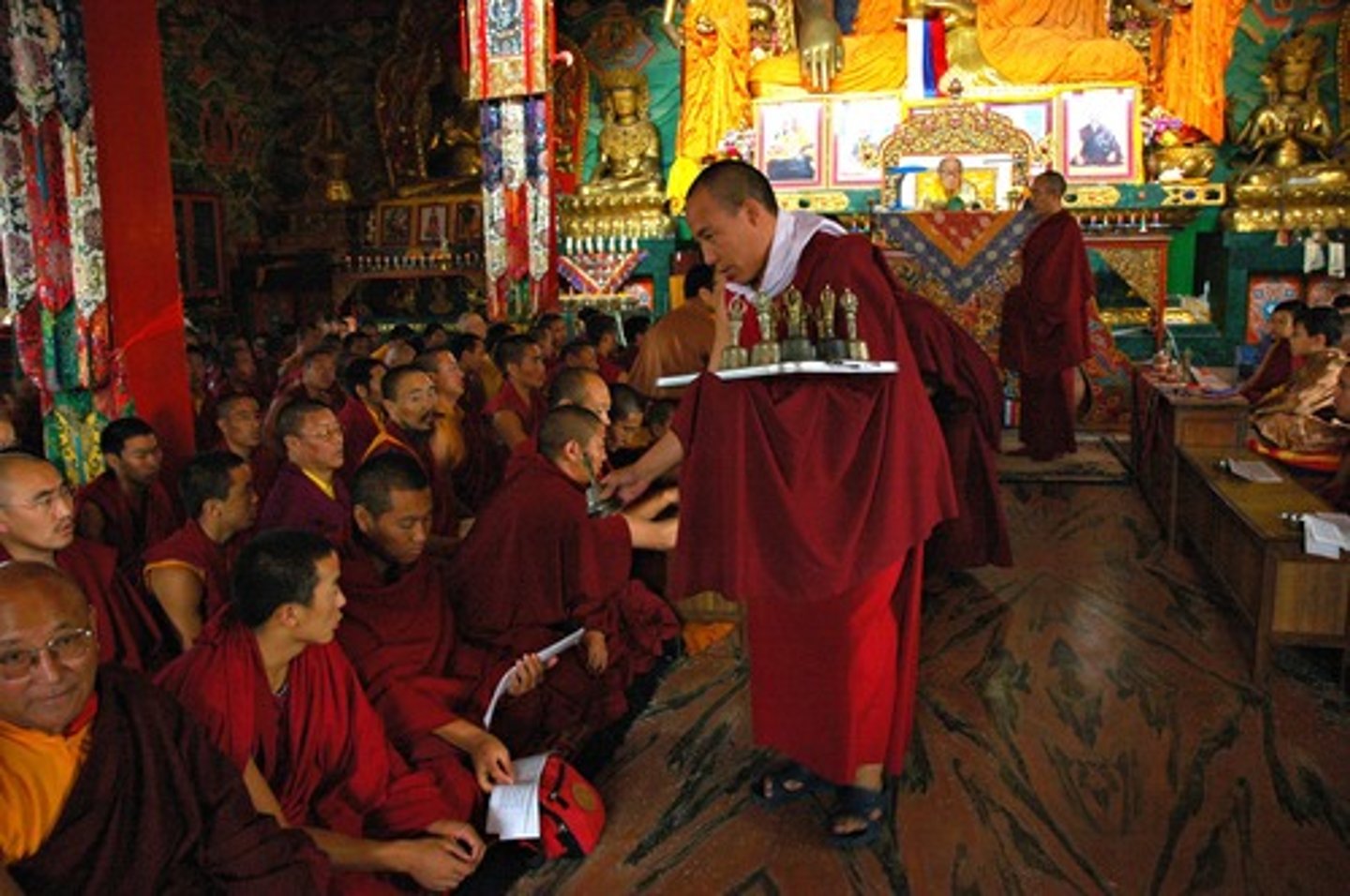 <p>A Buddhist doctrine that emerged in Tibet. Relies on the teachings of a lama or spiritual leader. Also known for the Tibetan Book of the Dead which focuses on the experiences that the consciousness has after death.</p>