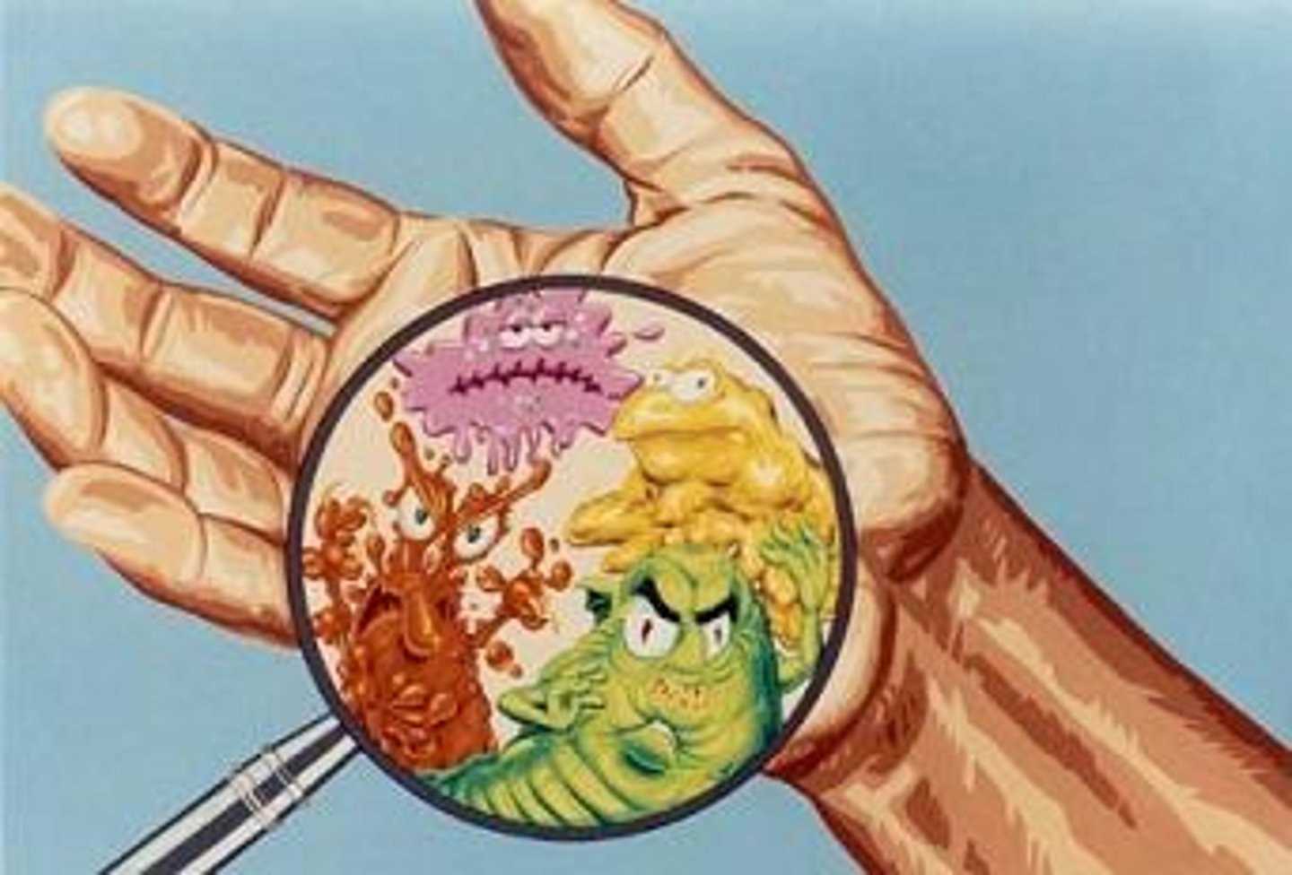 <p>Germs, bacteria</p>