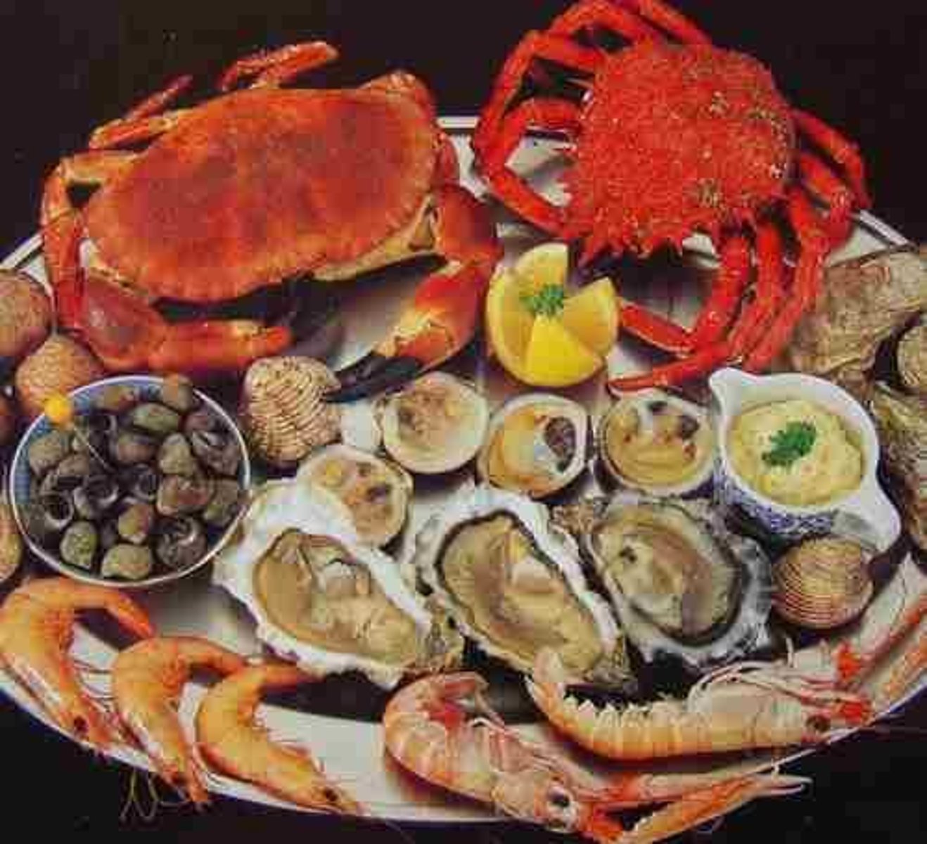 <p>seafood, shellfish</p>