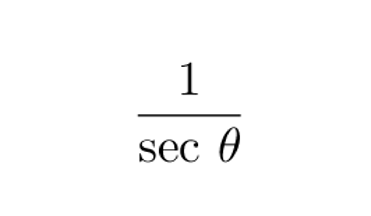 <p>Reciprocal Identity</p>