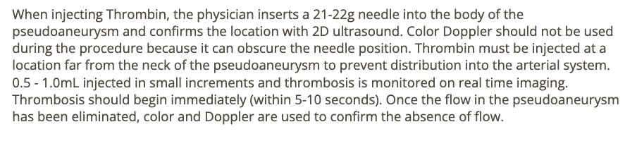 <p>a) as far from neck as possible</p>