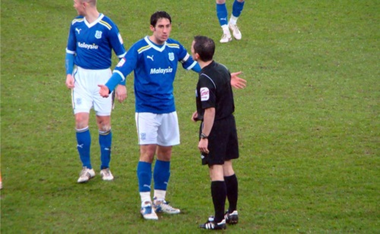 <p>(v.) to argue or plead with someone against something, protest against, object to</p>